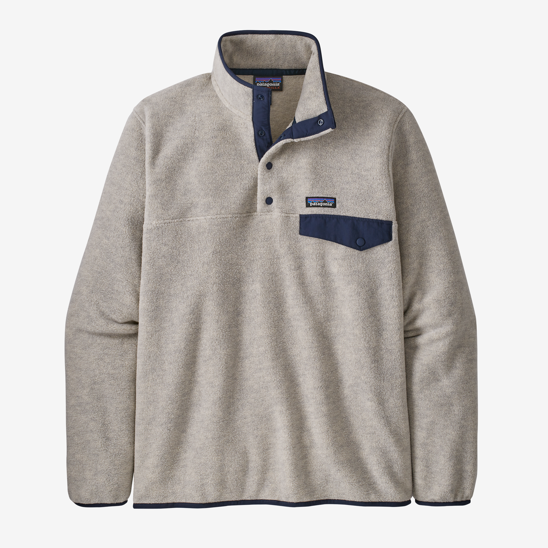 Patagonia Synchilla Lightweight Snap-T Pullover in Calcium deals