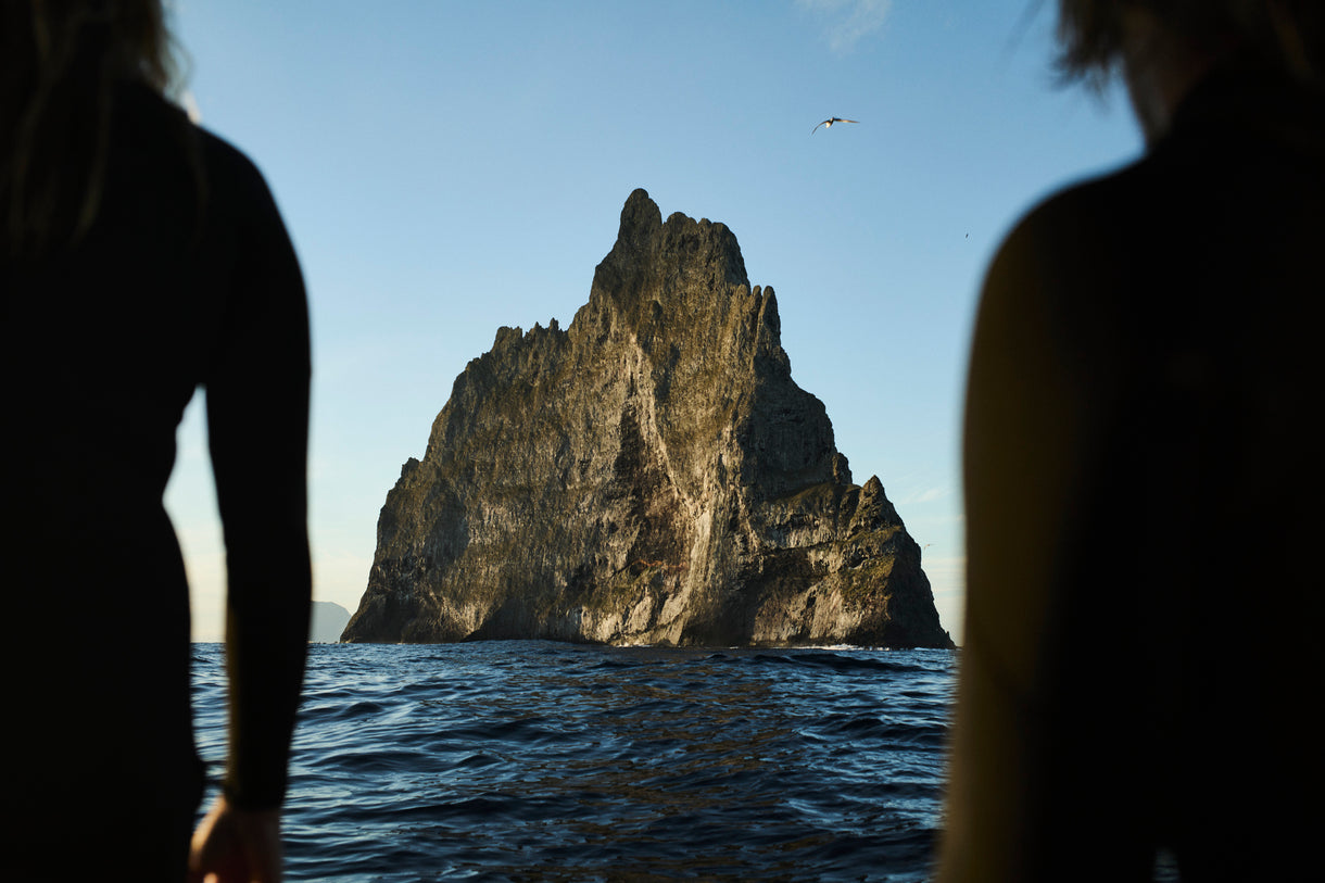 Opening image: “Pulling up to the base of Balls Pyramid was like nothing I’ve ever experienced before.