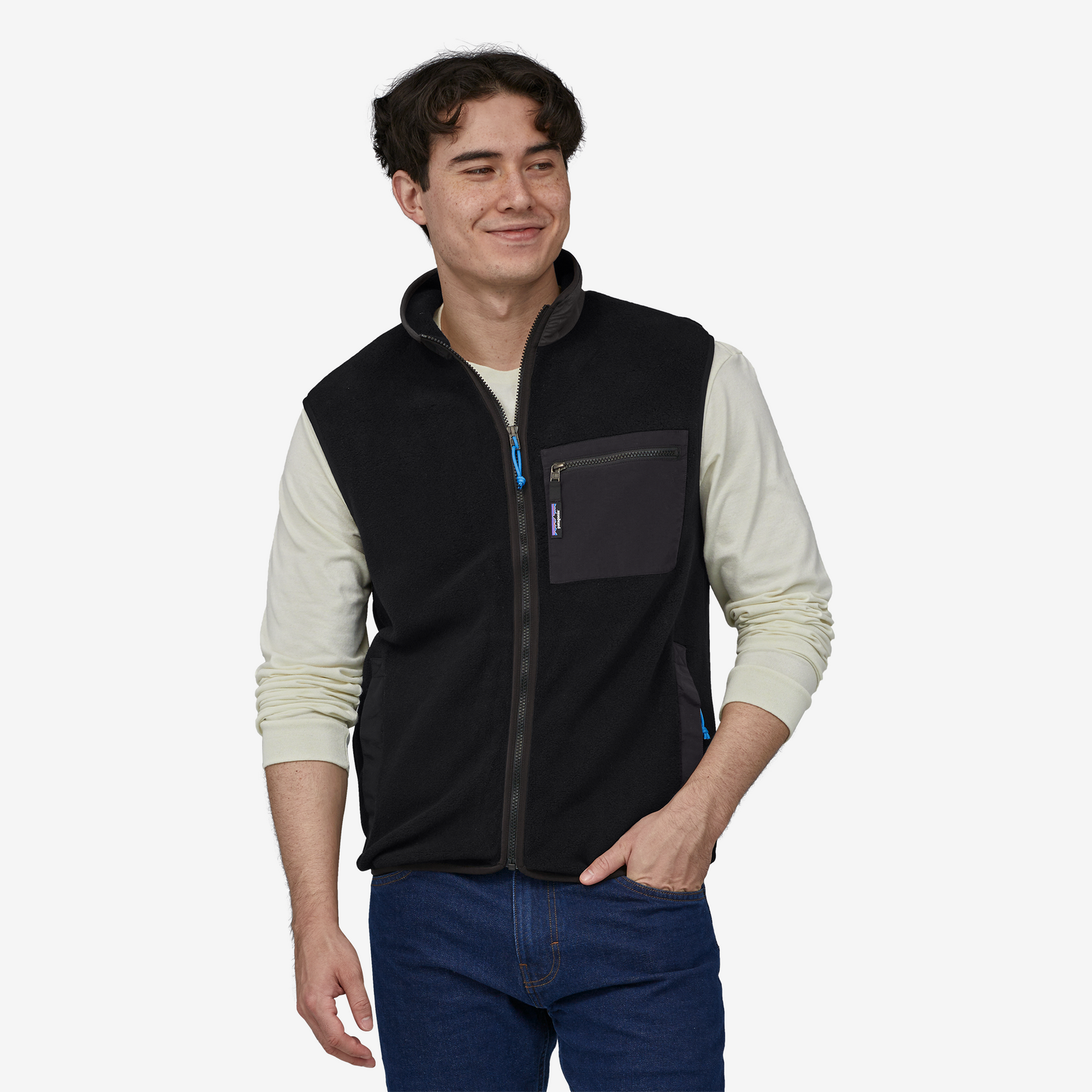 Classic synchilla fleece fashion vest