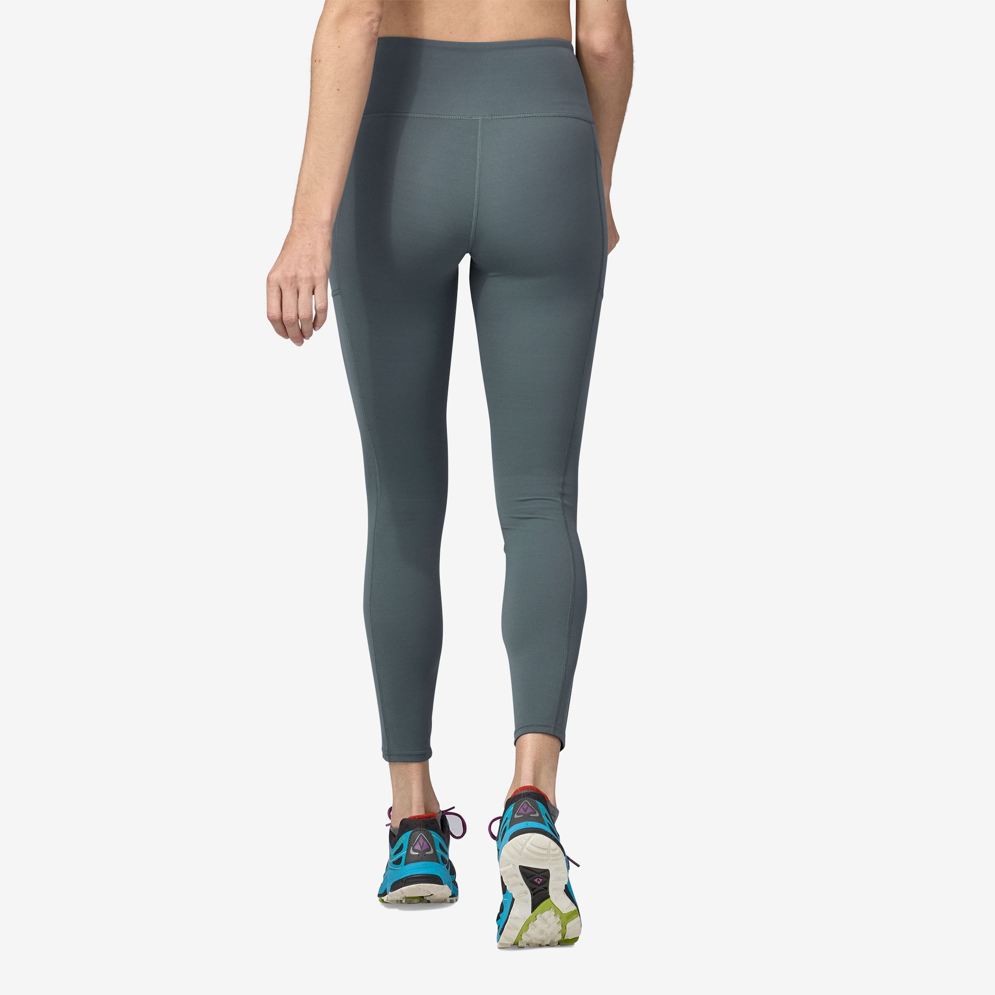 Patagonia Women's Maipo 7/8 Tights (X-Small, Agave/Grey) at  Women's  Clothing store