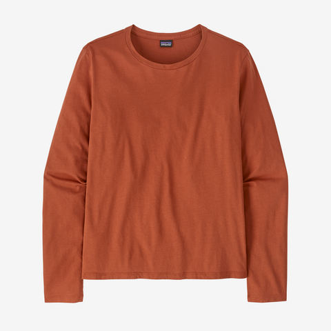 Women's Long-Sleeved Regenerative Organic Certified® Cotton Tee