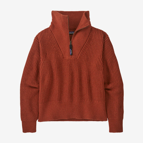 Women's Recycled Wool-Blend 1/4-Zip Sweater - Patagonia Australia