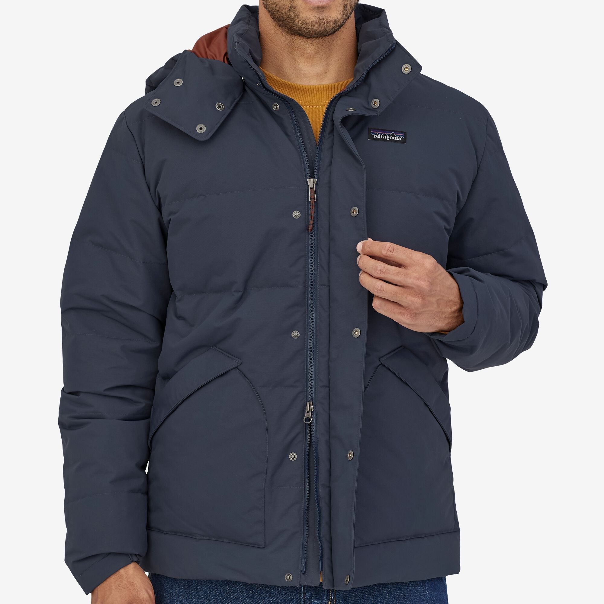 Men's Patagonia Downdrift Jacket - hot Navy - Small