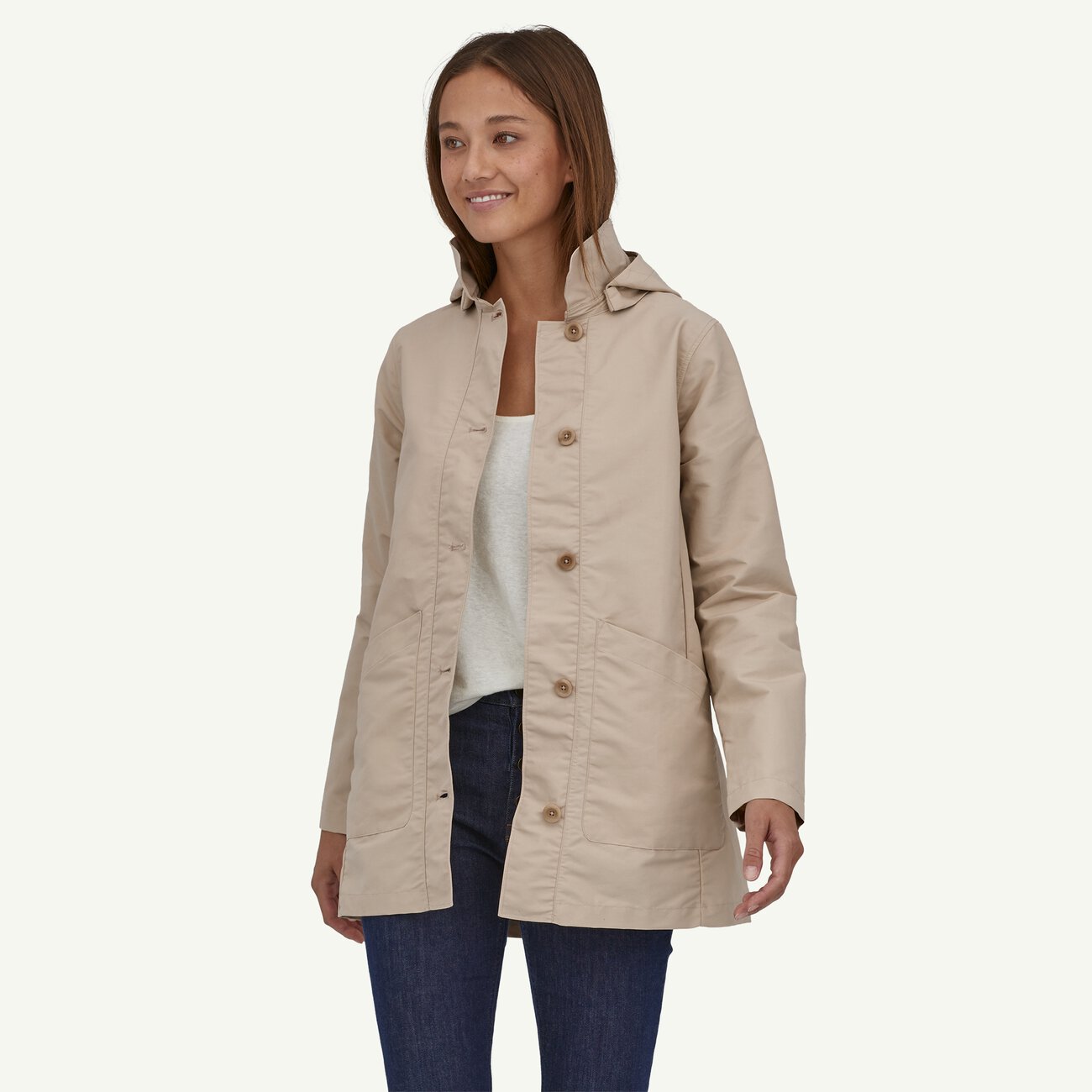 Women's trench jacket top
