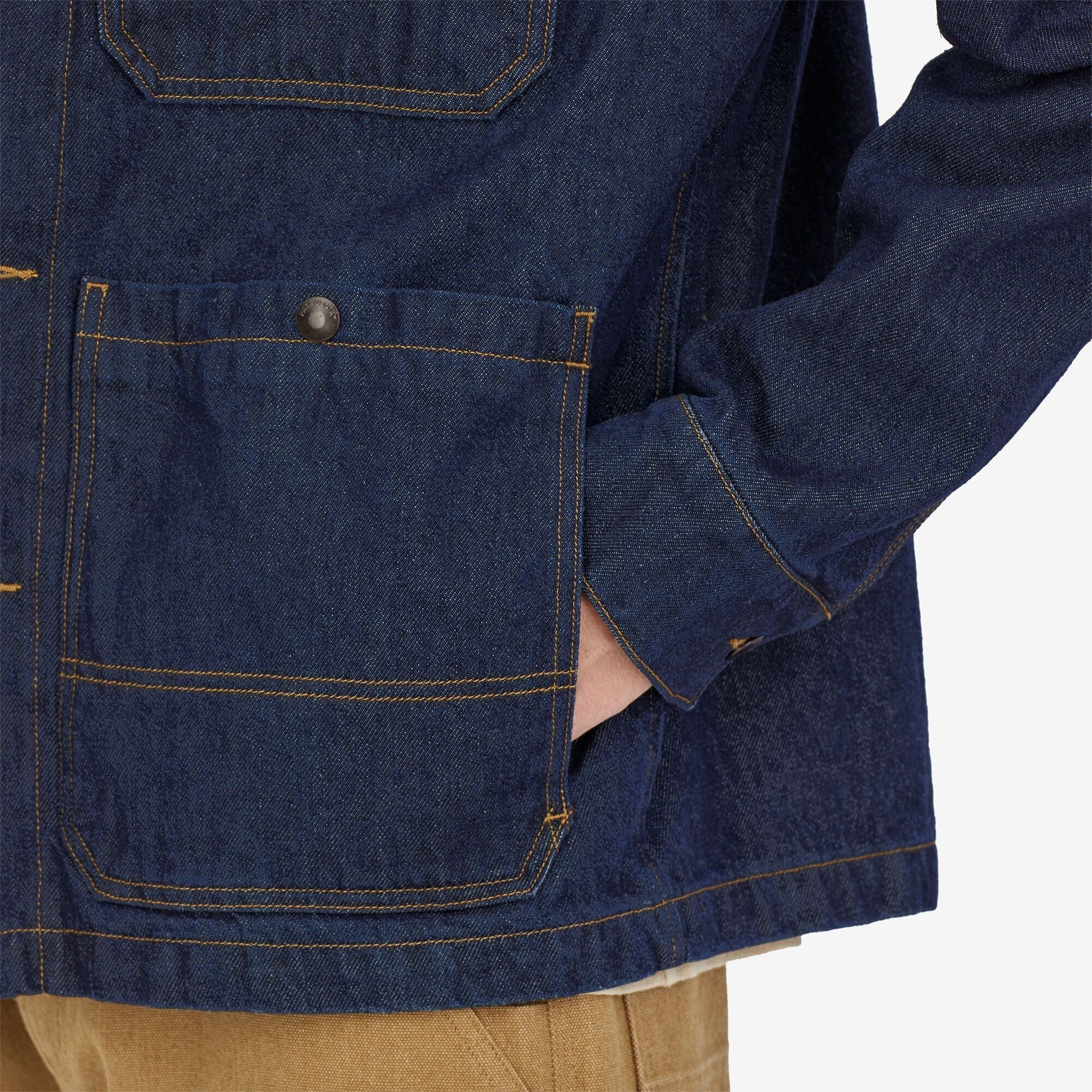 Denim chore coat on sale mens