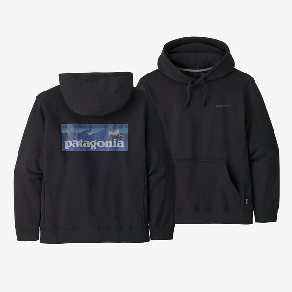 Mens black cheap patagonia hoodie